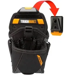 Toughbuilt TB-CT-20-LX-2B<wbr/>E Black 15-Pockets Tool Pouch 12 H x 8.5 W in.