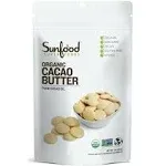 Sunfood Organic Cacao Butter - 1 LB