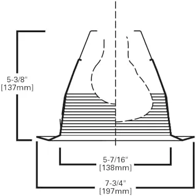 Halo Full Cone Baffle White 6-In. RE-6125WB