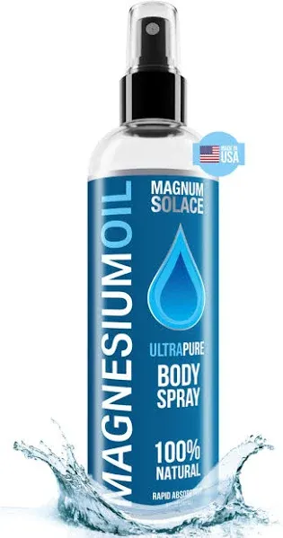 Oil Spray 100% Natural Magnesium Spray Sourced from The Dead Sea