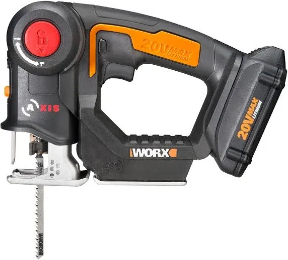 WORX WX550L.9 20V Power Share Axis Cordless Reciprocating & Jig Saw