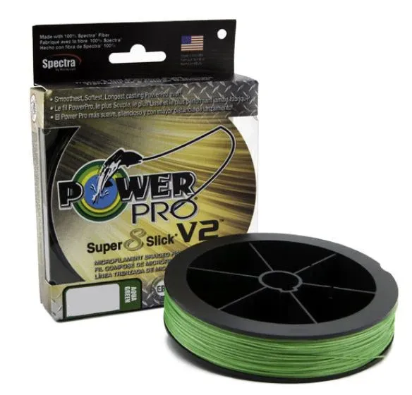 Power Pro 31500500150C Super Slick V2 50lb 150yd Aqua Green