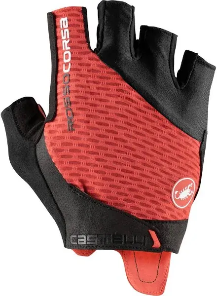 Castelli Rosso Corsa Pro V Gloves : Red XS