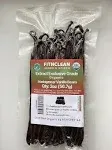 2oz Madagascar Organic Vanilla Beans Extract Exclusive Grade B. Certified USDA Organic | Weight - 2 Ounces (1/8 lb) by Fitnclean Vanilla Bulk Dry