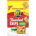 Ritz Chips, Toasted, Sour Cream & Onion, Family Size - 11.4 oz