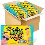 Sour Patch Kids Fat Free Tropical Soft Candy Box, 3.5 Ounce, 12 per Case