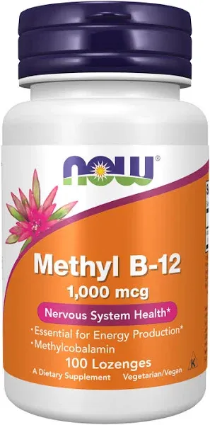 Now Foods, Methyl B-12 1,000 mcg - 100 Lozenges