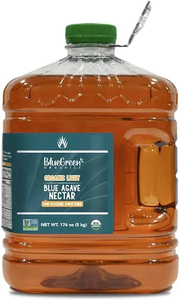 Blue Green Agave Organic Nectar Light Blue