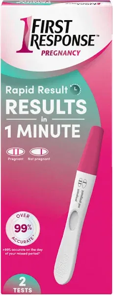 FIRST RESPONSE Rapid Result Pregnancy Test - 2 Tests