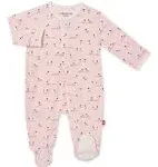 Baa Baby Pink Magnetic Footie