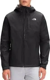 Mens The North Face Alta Vista Dryvent Waterproof Hooded Rain Jacket - Fiery Red