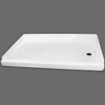 Specialty Recreation SP2424W Shower Pan 24 x 24 White