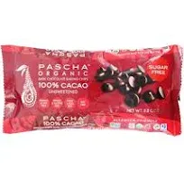 Pascha Organic Unsweetened Dark Chocolate Chips