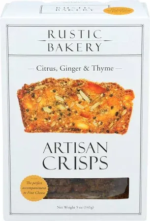 Rustic Bakery Citrus, Ginger & Thyme Artisan Crisps (5 oz)