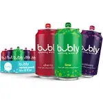 bubly Lime Yours Sparkling Water, Variety Pack, 12 fl oz, 18 Pack Cans