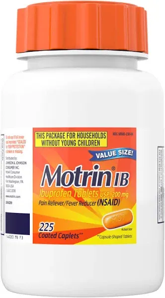 Motrin IB Ibuprofen Tablets