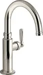 Kohler K-28357 Edalyn by Studio McGee Single-Handle Bar Sink Faucet - Vibrant Polished Nickel