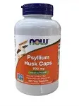 Now Foods Psyllium Husk Caps 500 Capsules 500 mg