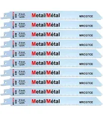 MRCGTCE Metal Cutting Saw Blades 9" 14-TPI 10-Piece