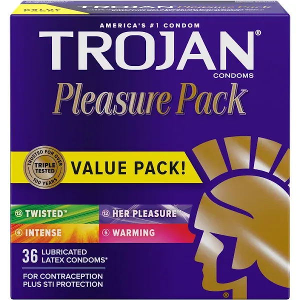 Trojan Pleasure Pack Condoms