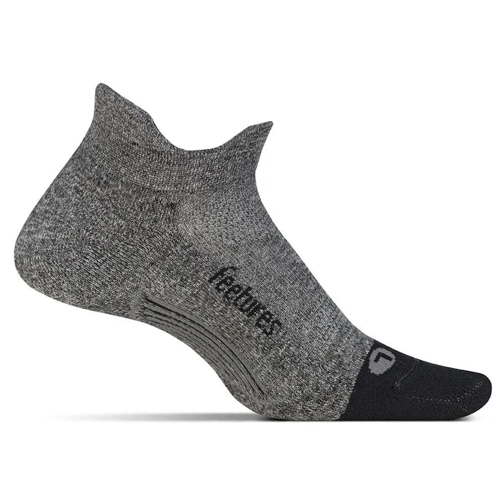 Feetures Elite Light Cushion No Show Tab Grey