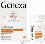 Genexa Cold Crush, Homeopathic, Acai Berry, Chewable Tablets - 60 chewable tablets