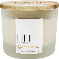 HHI Citrus Candle | A Blend of Lemon, Orange, Lime and Eucalyptus | Sicilian ...