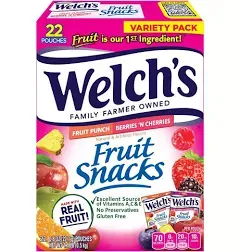 Welch's® Berries 'N Cherries Fruit Snacks - 40 Count