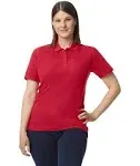 Gildan G648L - Ladies Softstyle Double Pique Polo Cherry Red - M