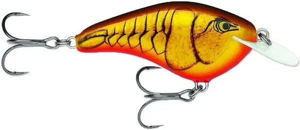 Rapala Ott&#039;s Garage Series Slim Crankbait 1/2 Oz Chartreuse Rootbeer Crawdad New