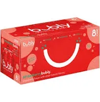 Bubly Sparkling Water, Strawberry, 12 fl oz Cans (18 Pack)