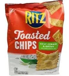 Ritz Toasted Chips Sour Cream And Onion Crackers