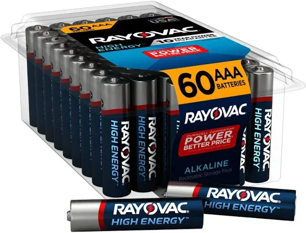 Rayovac High Energy AAA Batteries Alkaline Battery