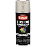 Krylon K02772007 Spray Paint, Satin, Nickel, 12 oz, Can