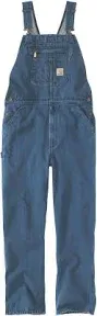 "Men's Darkstone Loose Fit Denim Bib Overalls"