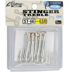 Owner Cultiva Stinger Treble Hook ST-66