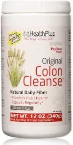 Health plus Colon Cleanse - Natural Daily Fiber Powder- Gluten Free, Detox, Hea