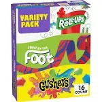 Fruit Fusion Fruit Flavored Snacks, Variety Pack, 16 Pack - 16 snacks, 10.2 oz