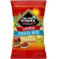 On The Border Tortilla Chips, Cafe Style - 11 oz