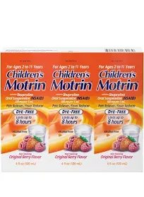 Children&#039;s Motrin Berry Flavor Suspension