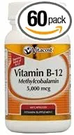 Vitacost Vitamin B-12 Methylcobalamin - 5000 mcg - 60 Capsules