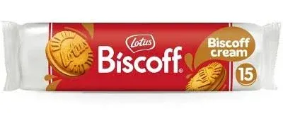 Lotus Biscoff Cream Sandwich Cookies (5.29 oz, 15 ct)