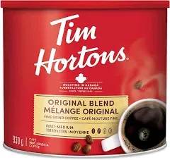 Canada Tim Hortons Original Blend Medium Grind Coffee 930g can  FRESH NEW