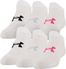 Under Armour Essential Lightweight No Show Socks 1332984-577 YOUTH 13.5-4.5 NWT