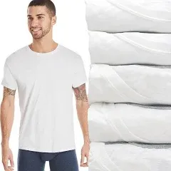 Men's Hanes Ultimate 4-pack + 1 Bonus ComfortBlend Crewneck Tees