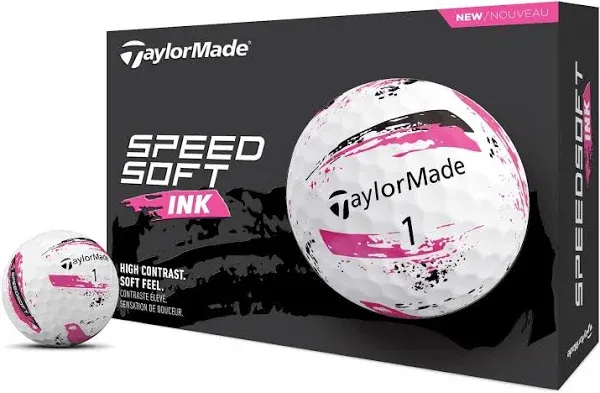 TaylorMade 2024 SpeedSoft Ink Blue Golf Balls (1 dozen)