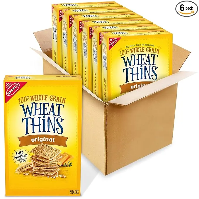 Wheat Thins Original 8.5 oz Box - 6ct Case