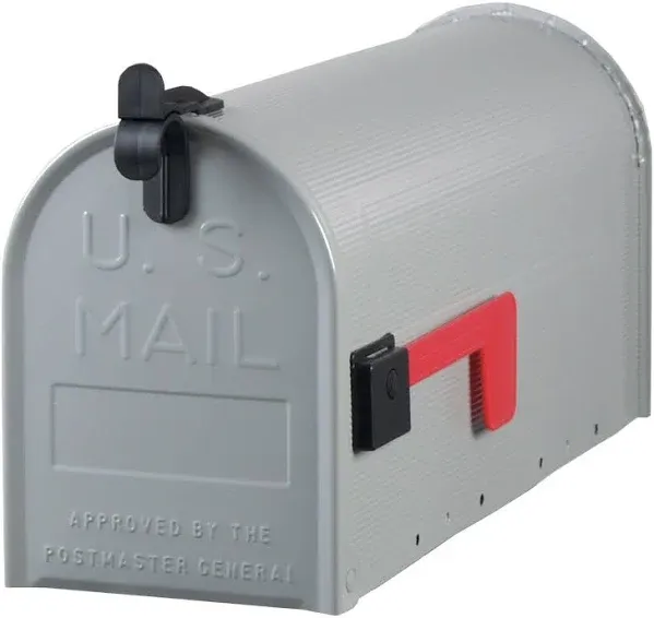 Solar Group Inc ST10 Standard Gauge Galvanized Steel Mailboxes, Gray