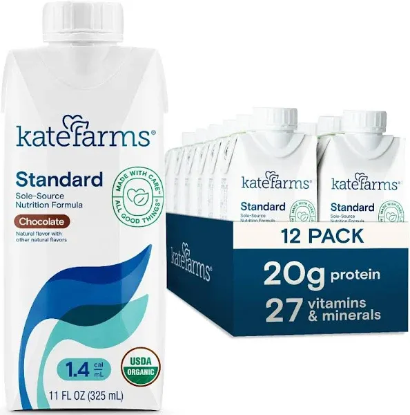 Kate Farms Standard Formula 1.0 Plain, 11 fl oz (325 ml)