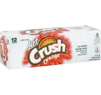 Crush Diet Orange Soda Cans, 12 fl oz - 12 ct